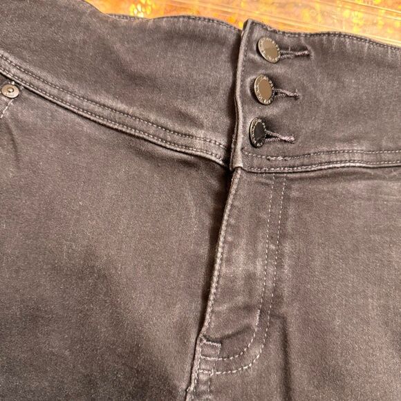 Lane Bryant Black Magic Waistband High Rise Jeggings Skinny Jeans Size 14 - Picture 6 of 9